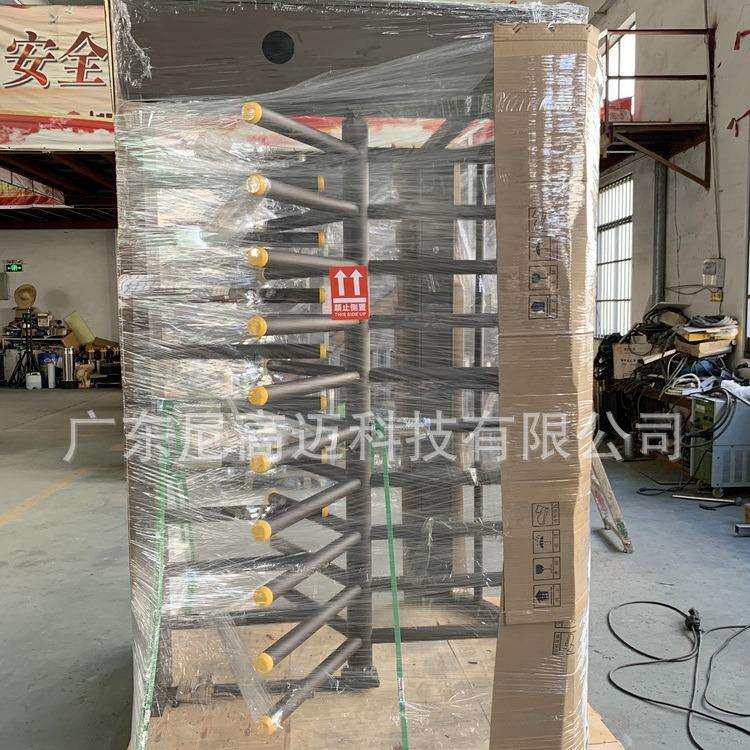 烤漆全高闸单通道人行闸机指纹考勤人脸识别刷卡通行防尾随栅栏门
