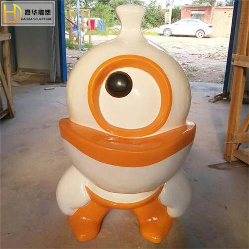 大型玻璃钢雕塑制作卡通人物玩偶吉祥物公仔落地雕塑装饰摆件