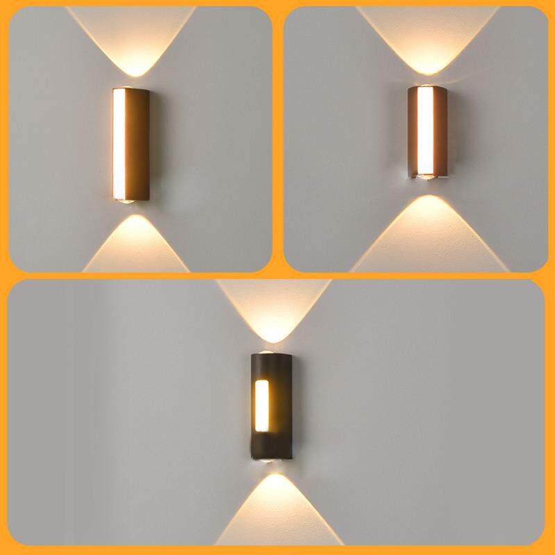 室外防水壁灯现代简约led电视墙背景灯卧室客厅过道灯户外装饰灯