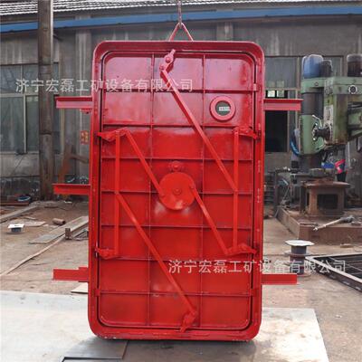矿用避难硐800X1800抗室门井密下防水击闭门隔爆防火栅栏门冲波活