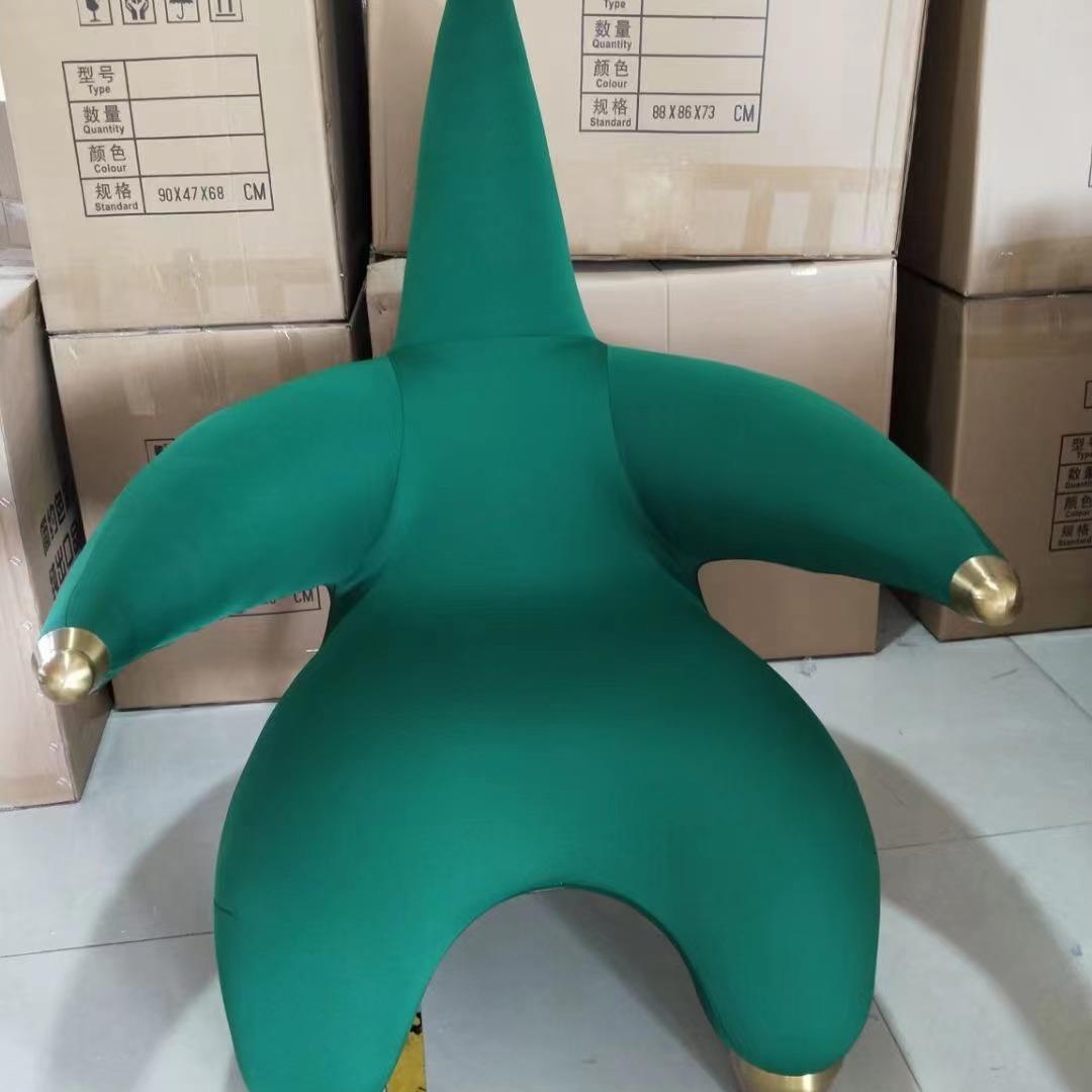 意设计师玻璃钢座椅个性动物玻璃钢单人沙发造型海星椅样板房沙发