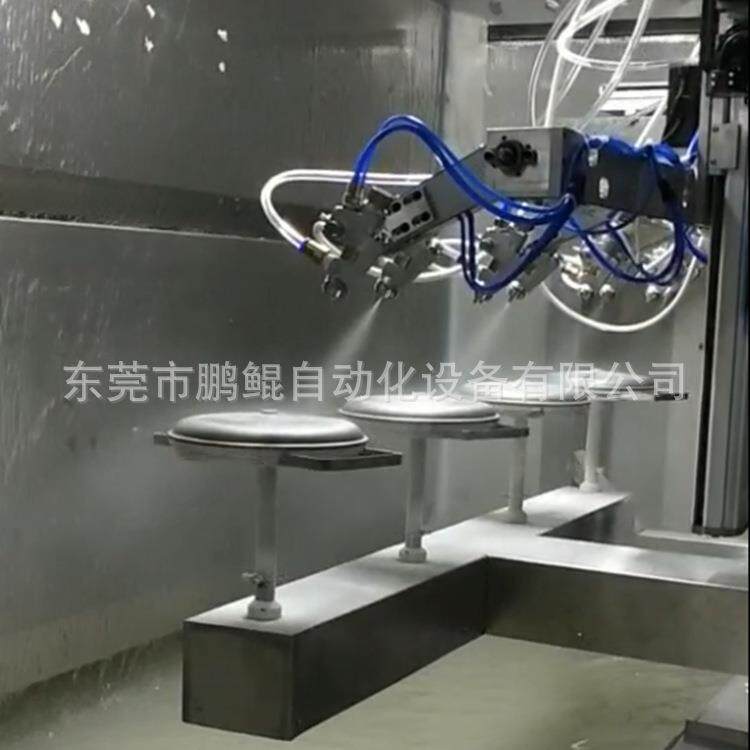 珠海附近厂家供应铸铁锅具喷釉设备砂锅自动喷釉机喷釉设备厂家
