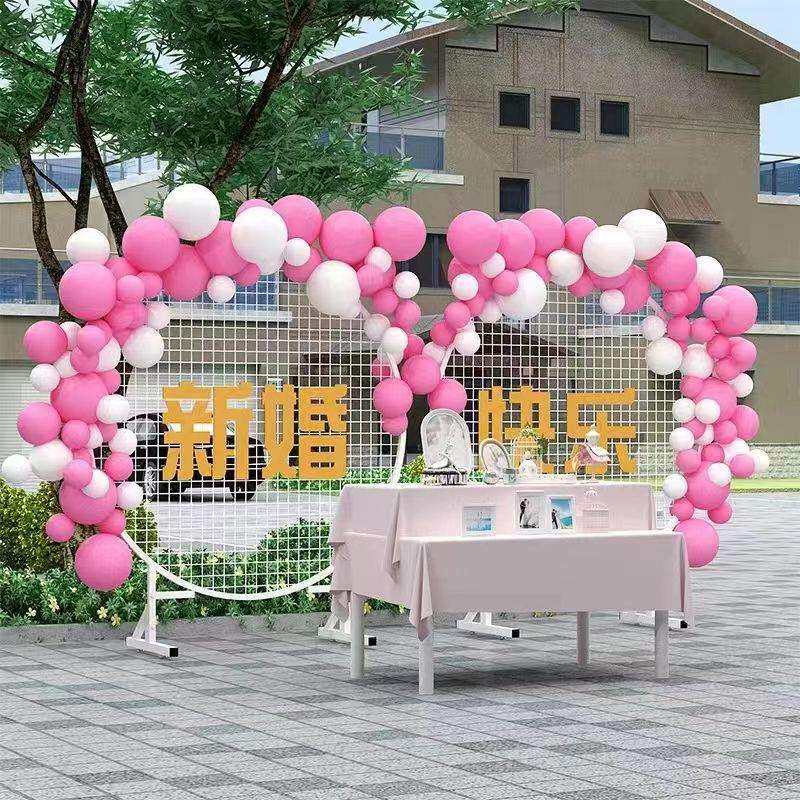 立式移动折叠网格架圆形婚庆装饰架学校幼儿园美术绘画作品展示架