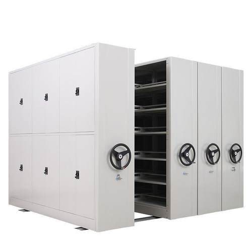 密集架档案室电动智能密集柜移动轨道手摇式档案凭证资料柜文件柜