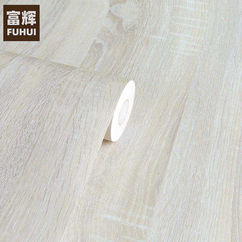 特厚木纹自粘墙纸PVC防水展柜家具展柜展台装饰膜导气槽波音软片