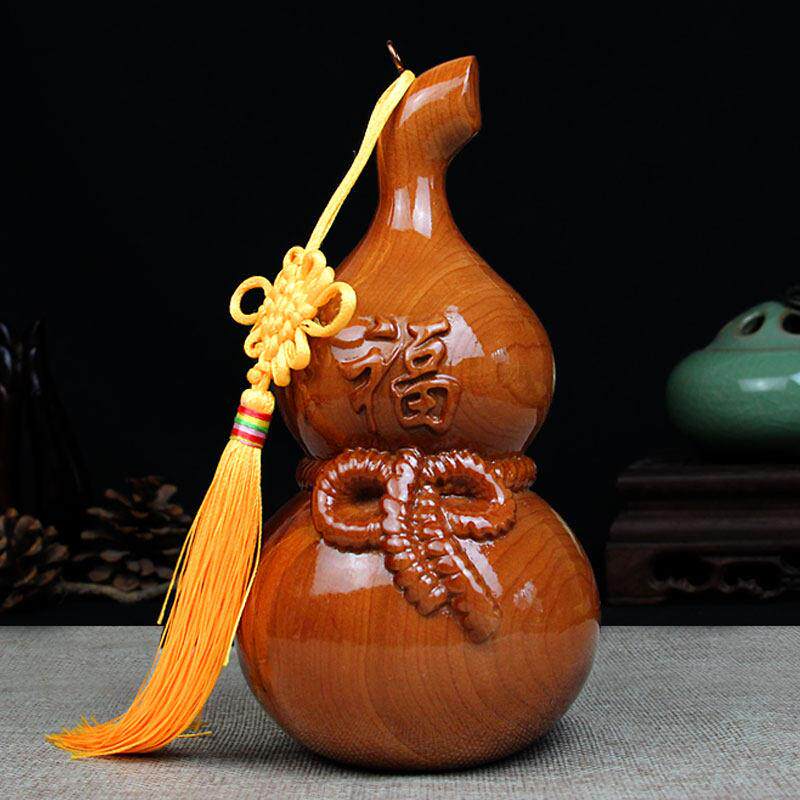 采购产品桃木葫芦饰品木制实心葫芦大,中,小家庭手工装饰