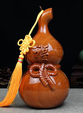 采购产品桃木葫芦饰品木制实心葫芦大，中，小家庭手工装饰