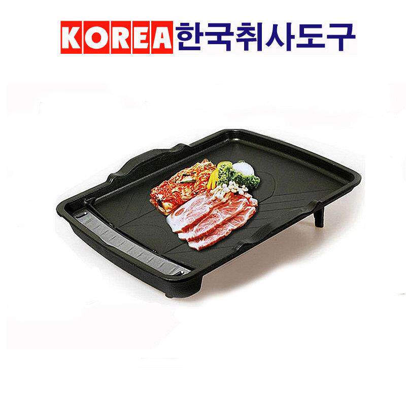 韩式麦饭石不粘烤盘 无烟烧肉烤肉盘适用餐厅使用