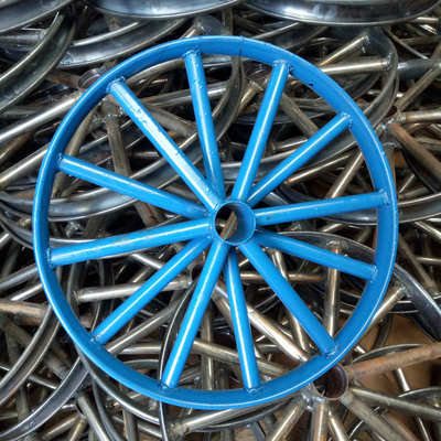 厂家供应26寸耐压12根直管 免充气轮 定向脚轮 工矿轮 力车轮