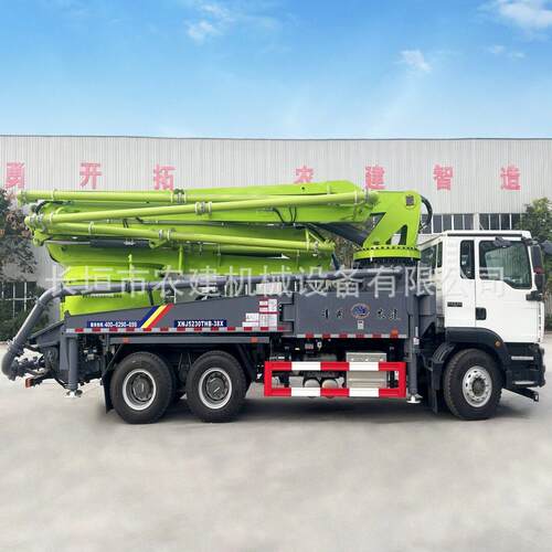 农建机械38米圆盘搅拌泵车 混凝土搅拌浇筑天泵 乡镇基建好帮手