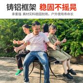 源头工厂铸铝桌椅金属休闲庭院家用庭院室外民宿户外广场等候椅