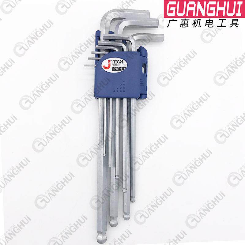捷科Jetec头h英内六角套装英制球内六扳角制手BM-C无品牌/9IN