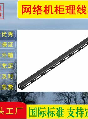 机柜配件18U22U27U32U37U42u垂直理线槽大理线槽机柜线路整理线架