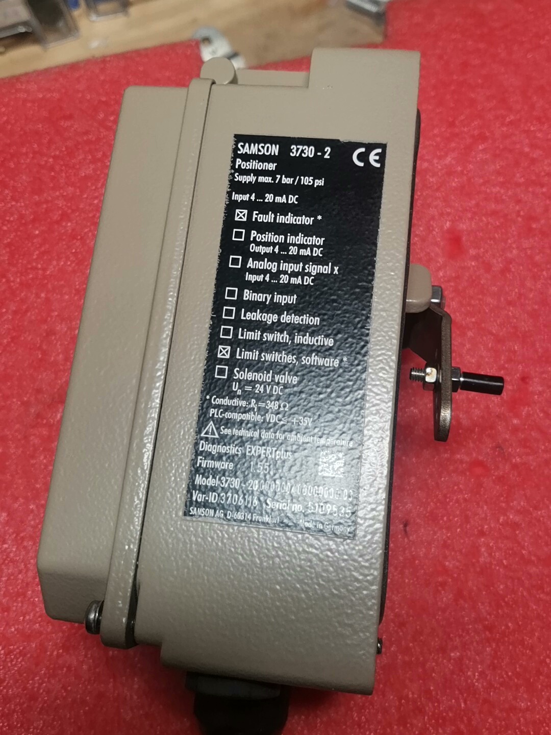 萨姆森3730-2定位器。