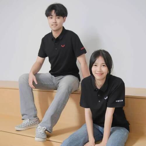 新款五菱汽车4S店销售顾问Polo衫短袖T恤工装定制售前工作服定制