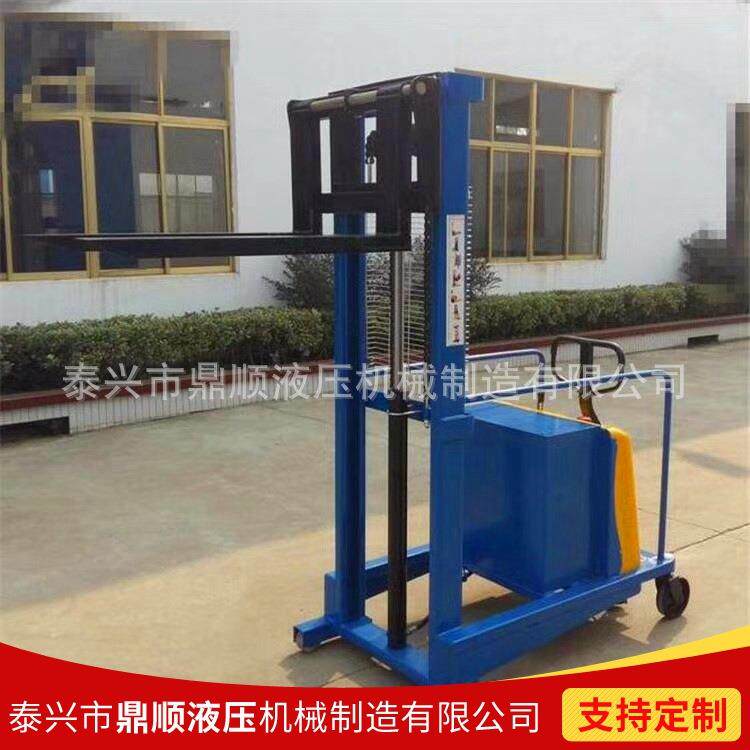 直销半电动配重式堆高车配重式无叉腿半电动升高车