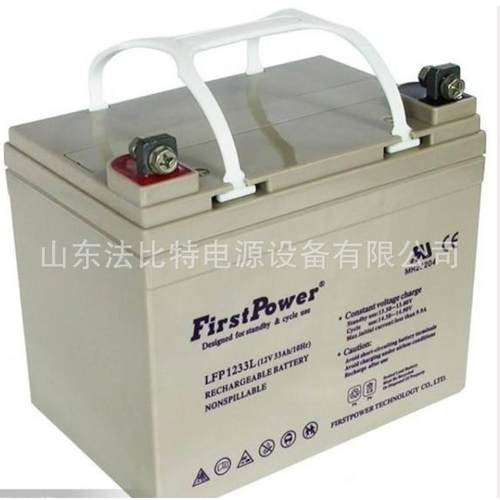 FirstPower一电铅酸蓄电池LFP1233L免维护12V33Ah质保一年 含税运