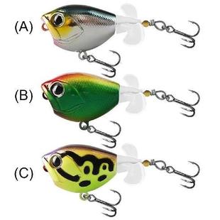 Popper Propeller Fishing Rotating Artificial Lure Floating