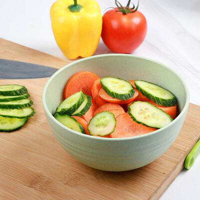 Cereal Bowls Wheat Straw Fiber Lightweight Bowl Unbreakable