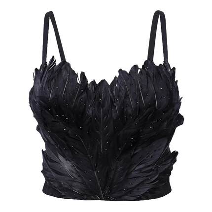 suspenders vest sexy bar stage female outerwear bra