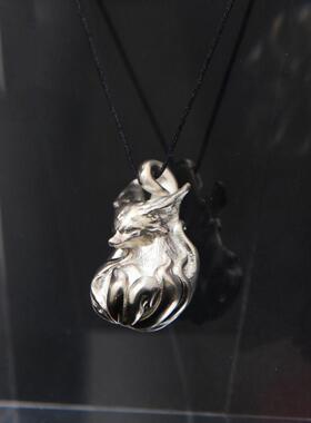 九尾狐吊坠狐狸挂坠情侣 个性小众游戏动漫周边时尚潮流气质