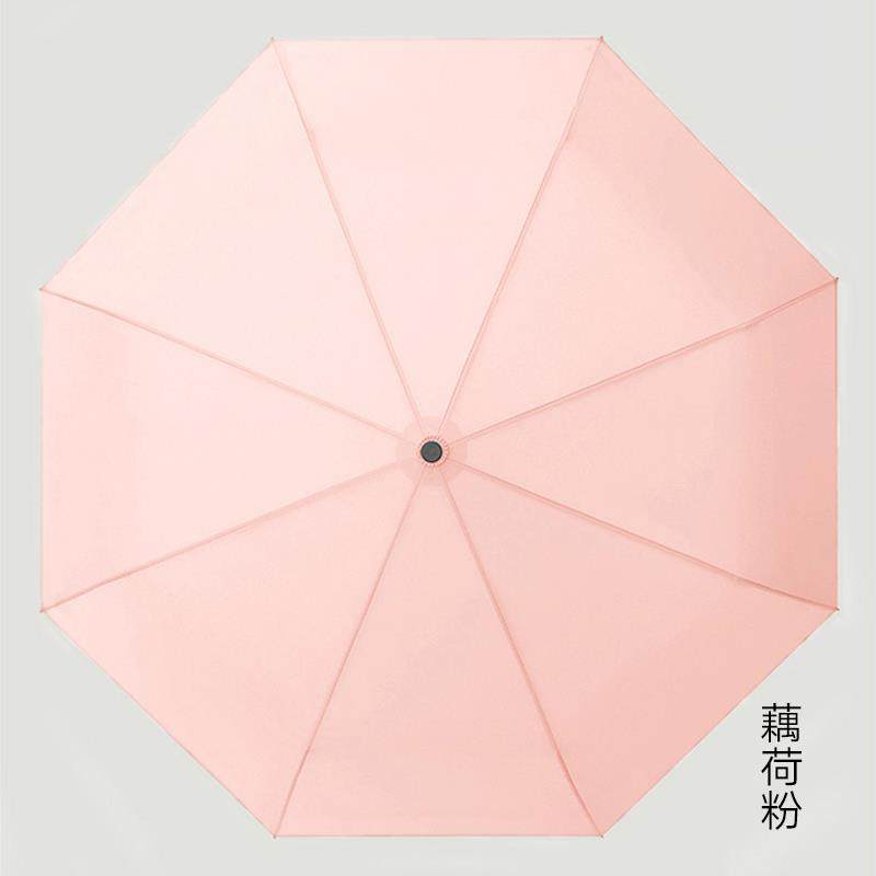 高档jstm米ode纳速干秒干伞晴雨无水伞u两用简约黑胶防晒伞全自动