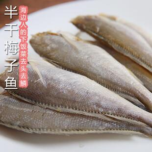 温州特产梅鱼干整条半干梅子鱼浙江海鲜水产袋装白梅条