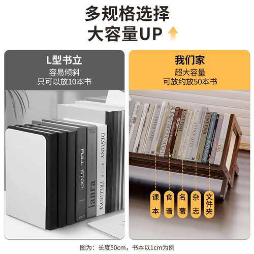 亚马逊桌面小型书架摆放台面餐桌多层客厅简约整理收纳置物架