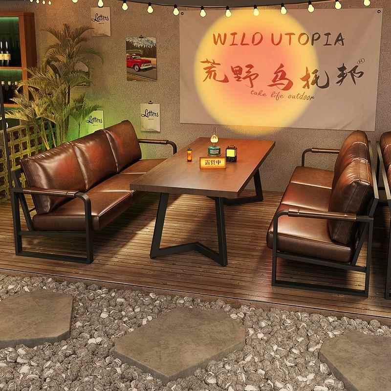 源头工厂价TXP2露营风清吧餐吧桌椅工业风酒吧卡座沙发咖厂家直销