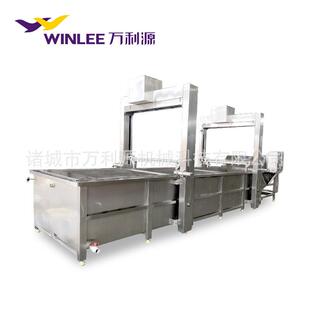 连续式 冻肉制品解冻机可加热鸡胸肉解冻机不锈钢白条鸡冻盘解冻线