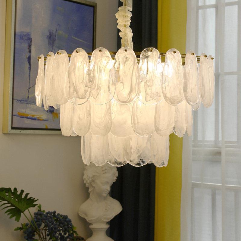 吊灯客厅灯2026年新款现代简约大气高端创意小户型不吊顶水晶灯