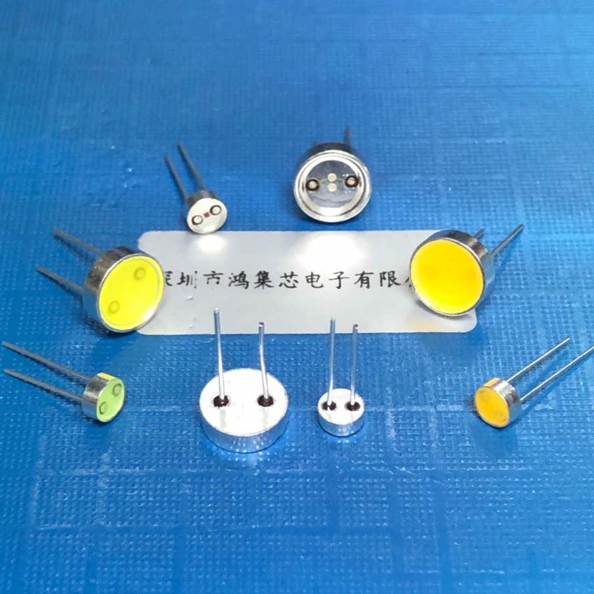 T10圆形T4大功率1W红蓝绿白高亮汽车强光贴片LED灯珠插LED灯