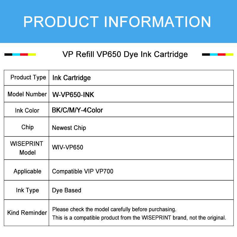 冠印VP650 550彩色打印头标签机墨盒宽幅高速打印不干胶材料黄色