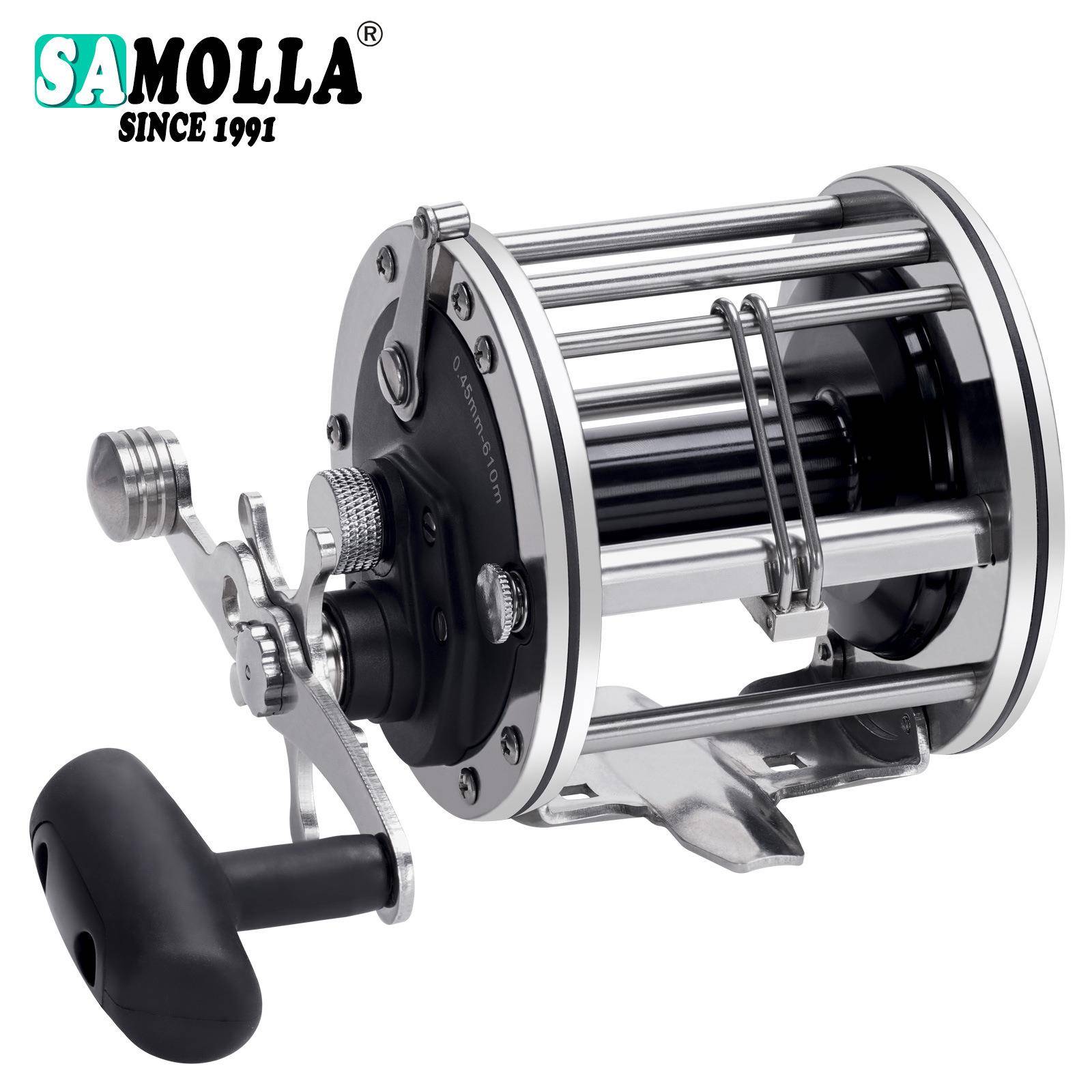 SAMOLLA2026新款PN300/400铁板轮大鼓轮锚鱼轮拖钓轮海钓轮船钓渔