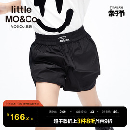 little moco童装夏装女童短裤含安全裤拳击裤儿童裤子中大童女孩