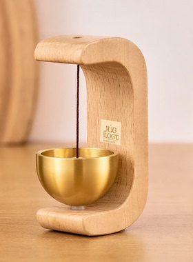 多巴胺胡桃木入户门风铃装饰摆件