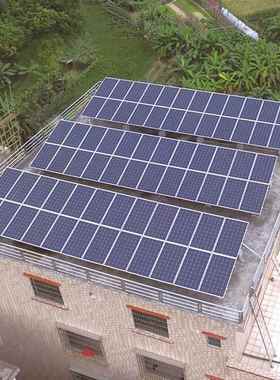 业珠三角日发24°电家0用工商太阳能光伏板并网光伏发电系统板52722V