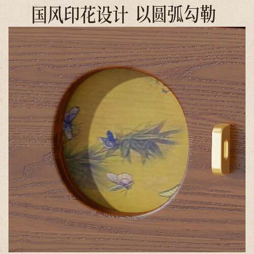 香云纱斗柜卧室床头柜家用储物柜客厅餐边柜复古靠墙柜组合电视柜