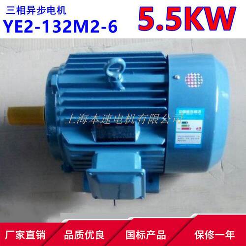 YE3系列三相异步电动机YE3-132M2-6 5.5KW 6极三相异步电机 马达
