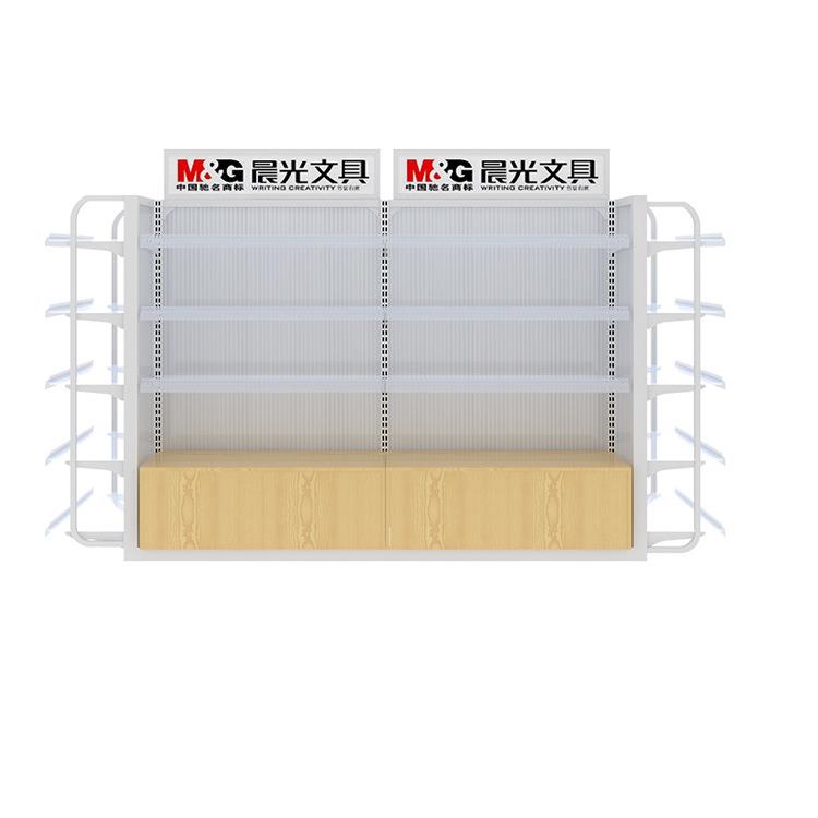 超市货架金属单双面便利店货架文具店货架母婴店货架超市金属架子