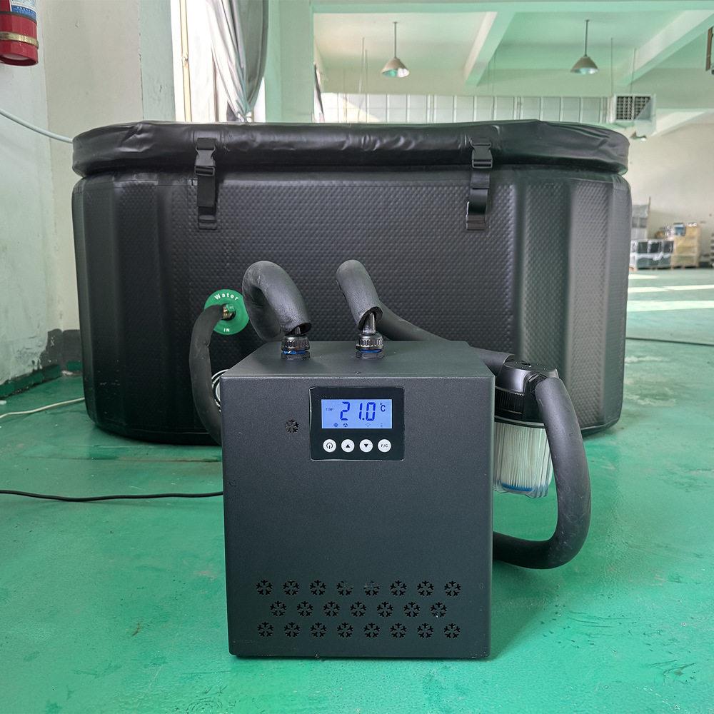 WIFI蓝牙控制1/3hp水冷机冷水机冰浴机带过滤系统