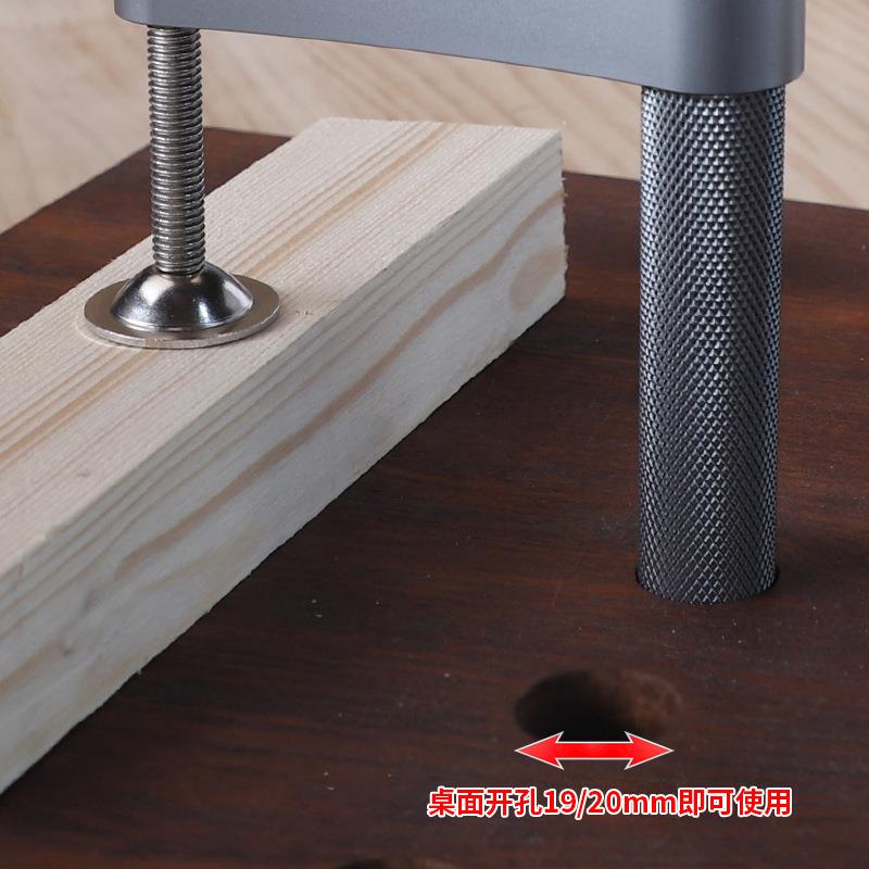 木工快速压料器桌面压板压料夹手动夹紧铝合金配件工作台DIY工具