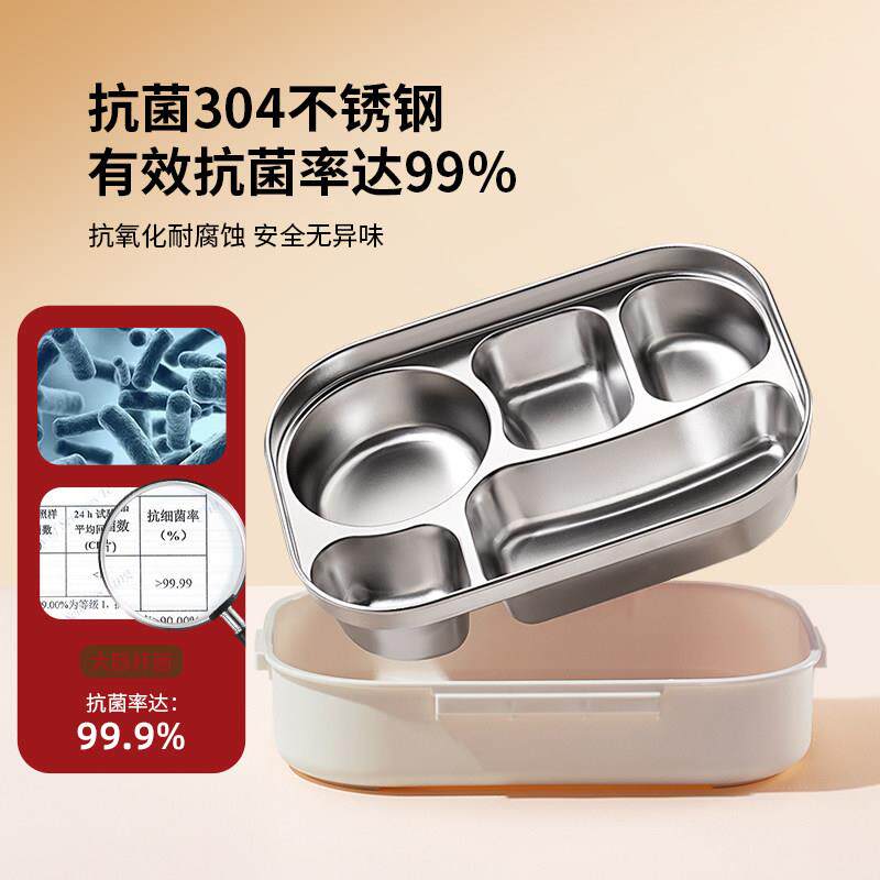 不锈钢保碗便当盒温上班餐族XSFH01微波炉加热专用食堂打饭午饭便