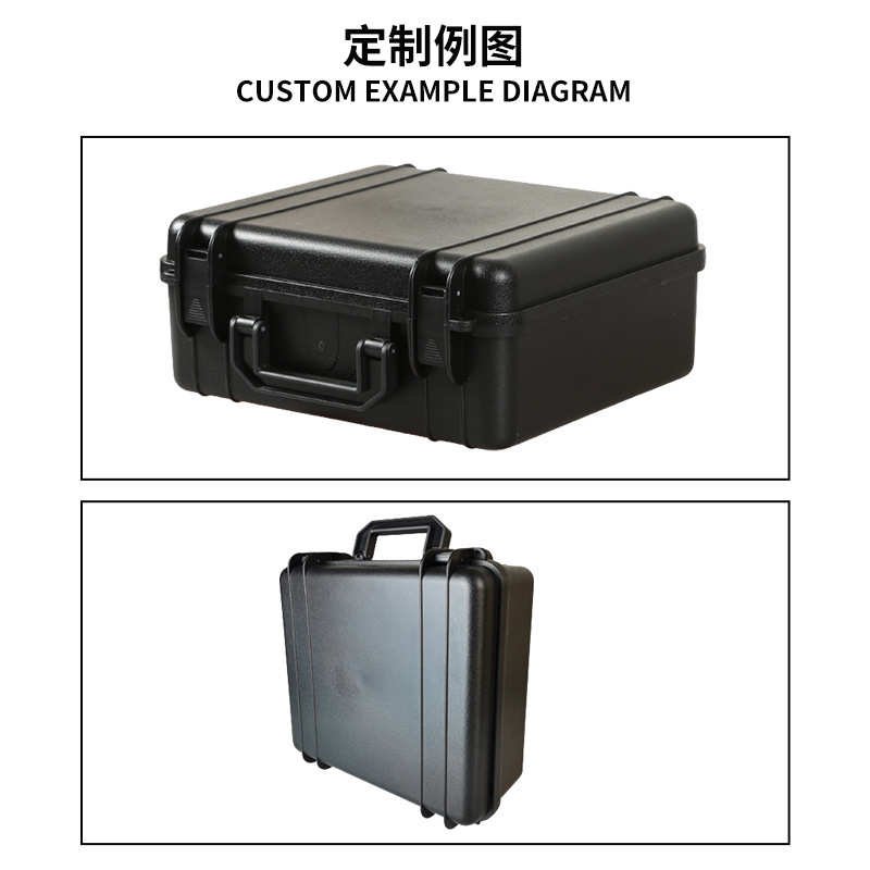 定制多功能五金工具PP塑料防水箱厂家批发供应仪表仪器防护手提箱