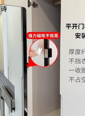 衣置柜镜子内HNS-CYJ装叠隐形门旋转试衣镜全身折平开穿衣镜内对