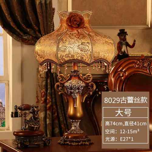正品Zppsn欧式台灯装式卧美室客厅书房无碍奢华浪漫障床头灯高端