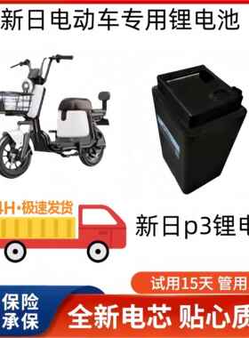 新日p3锂电池XC1GT1电动车锂电池48V12AH24A新国标专用新日锂电瓶