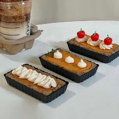 Rectangular Cake Baking Pan Non-Stick Removable Bottom Flan