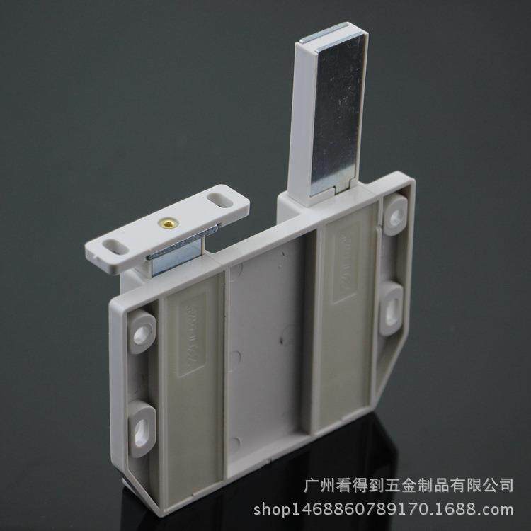 大号反弹单碰磁吸橱柜磁吸柜门磁碰单双门玻璃磁吸双门门磁吸