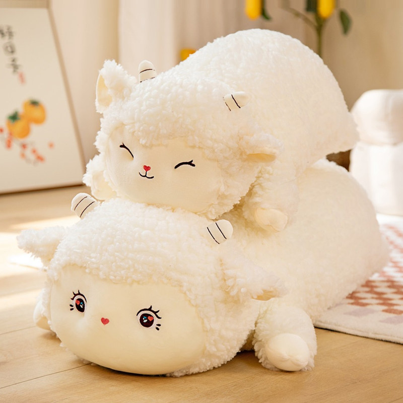 可爱趴趴小羊公仔玩偶睡觉抱女生超软毛绒玩具儿童抱枕女孩布娃娃,玩具/童车/益智/积木/模型,毛绒/玩偶/公仔/布艺类玩具,淘宝优惠券,粉丝福利购,淘宝优惠卷